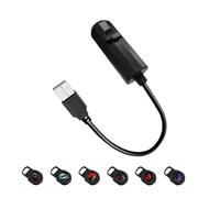 Fegtrtyoa Projecteur USB Halloween Lumière LED Crâne Veilleuse Fantôme 360° Rotatif Modèles Interchangeables Lampe D'Ambiance 6 Films