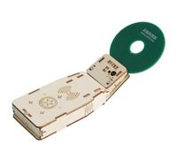 Fegtrtyoa Puzzle Éducatif en Bois pour Enfants, Kit D'Outils Expérimentaux en Technologie de Détection Métallique, Aide à l'enseignement.