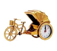 Fegtrtyoa Réveil de Vélo Rétro en Plastique, Décoration de Bureau, Modèle de Décoration de Maison, Horloge de Chevet, Mouvement Mécanique