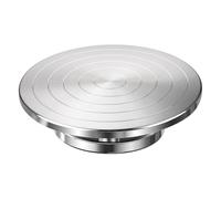 Fegtrtyoa Roue de Plateau Tournante en Poterie, Roue de Sculpture Double Face 12 Pouces en Aluminium en Alliage Lourde Roue avec Roulements à Billes