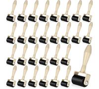Fegtrtyoa Rouleaux de Caoutchouc Brayer 30 Pièces, 1,4 Pouce pour la Gravure, le Collage pour la Gravure, L'Encrage, L'Applicateur de Papier