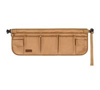 Fegtrtyoa Sac à Outils pour Canvas Utility Belt Electrican Gardening GardEning Taile Tool Pouch avec 13 Poches Marron
