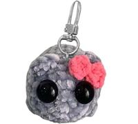 Fegtrtyoa Sad Hamster Meme Peluche Hamster Peluche Porte-Clés Figure Peluche Peluche Poupée Porte-Clés Porte-Clés A