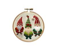 Fegtrtyoa Série de Noël Non Finie, Sac de Point de Croix, Sac de Broderie pour Débutants, Décoration de Maison DIY. de Noël