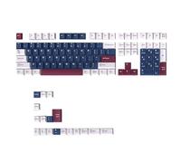 Fegtrtyoa Set de Keycaps pour GMK67 et GMK87 126 Double Shot PBT Cherry MX pour Claviers Mécaniques