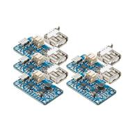 Fegtrtyoa Solution de Charge Portable 2465 Module Rechargeable Spot 5V Lipo USB Boost 1a Chargeur Powerboost 1000 5pcs