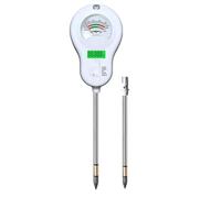 Fegtrtyoa Sonde Détachable, Testeur D'Humidité Du Sol 6 en 1 (Lot de 2) : Affichage LCD de la Température, Du PH, de L'Humidité, de la Luminosité et de la Fertilité.