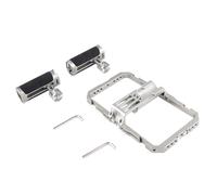 Fegtrtyoa Stabilisateur Vidéo Stabilisateur à Double Poignée Stabilisateur avec Fente de Clip Micro sans Fil