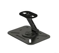 Fegtrtyoa Support de Projecteur Pliable, Mural et au Plafond avec Filetage 1/4", Hauteur Réglable, Rotation à 360 Degrés, Compatible avec Les Bureaux, Noir.