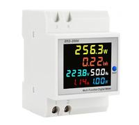 Fegtrtyoa Testeur de Compteur D'Énergie Numérique Monophasé, Moniteur D'Utilisation de L'Énergie, AC110V 40V-300V100A, Multimètre de Facteur de Puissance de Fréquence