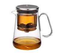 Fegtrtyoa Théière en Verre Magnétique avec Technologie de Séparation de l'eau de Filtration pour Le Thé