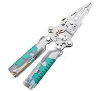 Fegtrtyoa Tournevis à Stylet Pliant, Dénudeur de Fils, Pinces Multifonctionnelles pour Électricien, pour Couper et Tirer des Fils, Pince Électrique Portable.