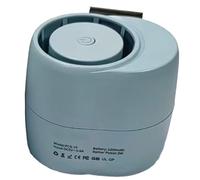 Fegtrtyoa Ventilateur Portable à Clip de Taille Rechargeable 3 Vitesses Vent Fort 360° Réglable Turbofan Design Cou pour Sports en Plein Air Travail Bleu