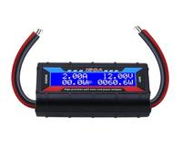 Fegtrtyoa Wattmètre 150A - Moniteur de Puissance, Compteur de Consommation D'Énergie, Analyseur de Batterie, Testeur pour RC, Énergie Solaire, Éolienne, Vélo Électrique.