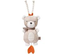 Fehn Boîte à musique fehnNatur Ourson en coton - Aide à l'endormissement Mélodie "Dors petit enfant Dors" - Jouets pour bébés en voyage et à la maison - Jouets musicaux pour bébés & enfants