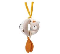 Fehn 052312 Greifball Esel & Teddy NATUR - Motorik-Spielball mit Rassel zum Werfen, Greifen, Rollen - fördert Babys motorische Fähigkeiten - für Baby und Kleinkinder ab 0+ Monaten, Mehrfarbig