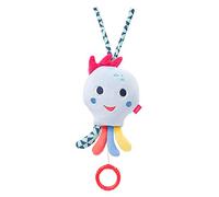 Fehn 055078 Boîte à Musique en Forme de Pieuvre Color Friends - Doudou & Aide au Sommeil : Boîte à Musique à Remonter avec Mélodie « Weißt du wieviel Sternlein stehen » - à Partir de 0 Mois