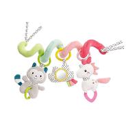 Fehn 057034 Spirale d’Activités Aiko & Yuki - Amusant à toucher et à saisir - pour les Bébés et les Tout-Petits dès 0+ mois - Longueur : 30 cm