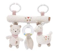 Fehn 058031 Trapèze d'activité Pérou - Jouet à suspendre pour bébés et jeunes enfants à partir de 0+ mois - Développe le sens du toucher & la motricité fine - Dimensions : 22 cm