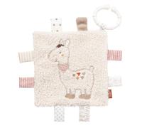 Fehn 058178 Doudou Bruissant Lama avec Anneau - Doudou d’Activités à Suspendre - Pour Bébés et Tout-Petits dès 0 Mois - Dimensions 16 x 16 cm