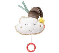 Fehn 060133 Peluche Musicale Nuage avec Boîte à Musique Amovible à Remonter - Mélodie « Schlaf Kindlein Schlaf » - Pour Bébés dès 0 Mois - Taille 14 cm
