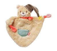 Fehn 060140 Doudou ours Bruno - Doudou pour bébé et tout-petit à partir de 0 mois - Dimensions : 25 cm