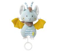 Fehn 065022 Peluche Musicale Chauve-Souris à Remonter avec Mélodie Douce et Apaisante « Berceuse de Brahms » - Aide au Sommeil - Pour Bébés et Tout-Petits dès 0 Mois