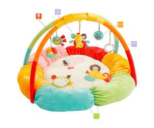 Fehn 074611 Gymnase Et Tapis D'éveil Pour Bébé Multicolore Tapis De Jeux Pour Bébé Multicolore