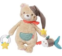 Fehn activité ours - Jouet d'éveil moteur avec fermeture velcro - à toucher et à découvrir - Peluche pour bébés et enfants en bas âge à partir de 0 mois