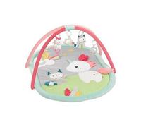 Fehn Couverture d'activités 3D Arche de jeu Aiko et Yuki, Couverture d'éveil avec 5 jouets amovibles à attraper, pour bébés et enfants à partir de 0+ mois, Tapis d'éveil comme cadeau de naissance