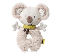 Fehn anneau de préhension koala - Jouet d'éveil moteur pour un apprentissage ludique, avec hochet - pour bébés et enfants en bas âge dès la naissance
