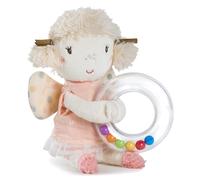Fehn Anneau Hochet Fée - Griffon pour Hocher, Toucher, Jouer - un Compagnon Fidèle avec une Figurine en Tissu Doux et Moelleux - Jouet de Motricité pour Bébés et Jeunes Enfants de 0+ Mois
