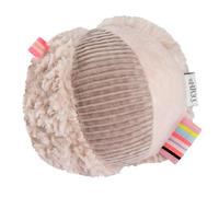 Fehn Balle Hochet Flamant Rose, Mélange de Matières, Jeu de Préhension à Lancer, Attraper et Faire Rouler, Favorise la Motricité, Pour Bébés et Tout-Petits dès 0 Mois