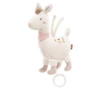 Fehn Boîte à musique Lama - Boîte à musique avec mécanisme de jeu amovible à suspendre - Jouet aide au sommeil mélodie "Dors petit enfant" - Jouets musicaux pour bébés et enfants à partir de 0+ mois