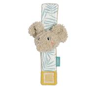 Fehn Bracelet hochet pour bébé - Jouet éléphant - Jouet de motricité pour hochet, ressentir - Jouet en peluche - Jouet pour bébés et tout-petits à partir de 0 mois