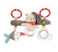 Fehn Bruno Trapèze d'activité flexible pour bébé, pour poussette, lit de bébé et nacelle, jouet éducatif en tissu pour favoriser la préhension et la motricité - Pour bébés et enfants à partir de 0