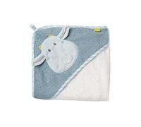 Fehn Serviette de bain dragon - Serviette de bain enfant poncho en éponge - Serviette de bain bébé avec capuche pour les bébés et les jeunes enfants dès 0+ mois - 80 x 80 cm