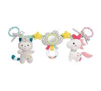 Fehn Chaîne de poussette Aiko et Yuki - À suspendre facilement à la poussette, au siège auto, au lit, au berceau, à l'arche d'éveil pour les bébés et les tout-petits dès la naissance