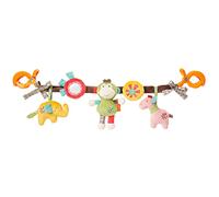 Fehn Chaîne de Poussette Safari - Chaîne Mobile avec d'Adorables Figurines à Suspendre - Jouet de Motricité à Suspendre de Manière Flexible - pour Bébés et Jeunes Enfants