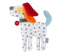 Fehn Chien crépitement naturel - Récipient d'activité en coton issu de l'agriculture biologique pour saisir, jouer et produire du bruit - Compagnon idéal pour les bébés et les tout-petits