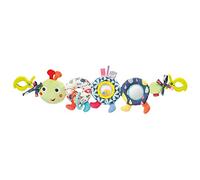 Fehn COLOR Friends 055344 Chaîne d’Activités avec Jolie Chenille à Suspendre de Manière Flexible - Pour Bébés et Tout-Petits dès 0 Mois - Taille 50 cm
