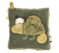 Fehn Coussin aux noyaux de cerise Caméléon - Coussin bébé | Avec sachet chaud et froid amovible - coussin aux noyaux de cerise pour bébés et jeunes enfants dès la naissance