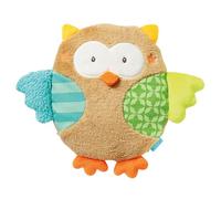 Fehn coussin aux noyaux de cerises hibou - Coussin chauffant et rafraîchissans bienfaisants pour bébés et enfants dès la naissance - comme cadeau de naissance