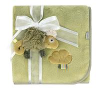 Fehn Couverture bébé Caméléon - Plaid Doux et câlin | Pour les câlins, comme tapis d'éveil, doudou ou couverture - à la maison et en déplacement