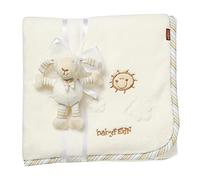 Fehn Couverture bébé Mouton - Plaid doux et câlin | Pour les câlins, comme tapis d'éveil, doudou ou couverture - à la maison et en déplacement