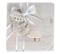 Fehn Couverture bébé Paresseux - Plaid Doux et câlin | Pour les câlins, comme tapis d'éveil, doudou ou couverture - à la maison et en déplacement