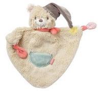 Fehn Doudou Bébé Jouet Ours Bruno - Doudou pour nouveau-né - Aide au sommeil Doudou Sucette - Sucette - Doudou Dormeur pour bébés et jeunes enfants dès 0+ mois