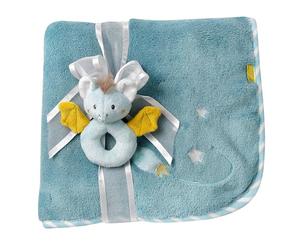 Fehn Couverture Chauve-souris - pour se blottir, comme Tapis d'éveil, Doudou ou Couverture pour la Maison et Les déplacements à partir de 0 mois