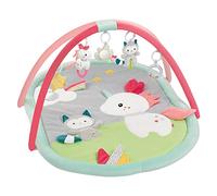 Fehn Couverture d'activités 3D Arche de jeu Aiko et Yuki, Couverture d'éveil avec 5 jouets amovibles à attraper, pour bébés et enfants à partir de 0+ mois, Tapis d'éveil comme cadeau de naissance