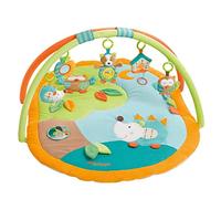 Fehn Couverture d'activités 3D Arche de jeu Forest - Couverture d'éveil avec 5 jouets amovibles à attraper - pour bébés et enfants à partir de 0+ mois - Tapis d'éveil comme cadeau de naissance